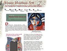 Tablet Screenshot of mosaicmountainarts.com